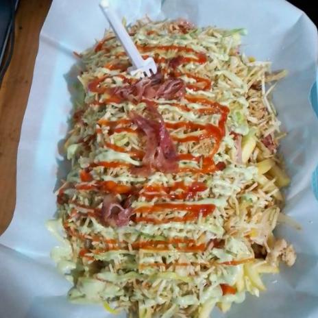 Salchipapa de la Casa