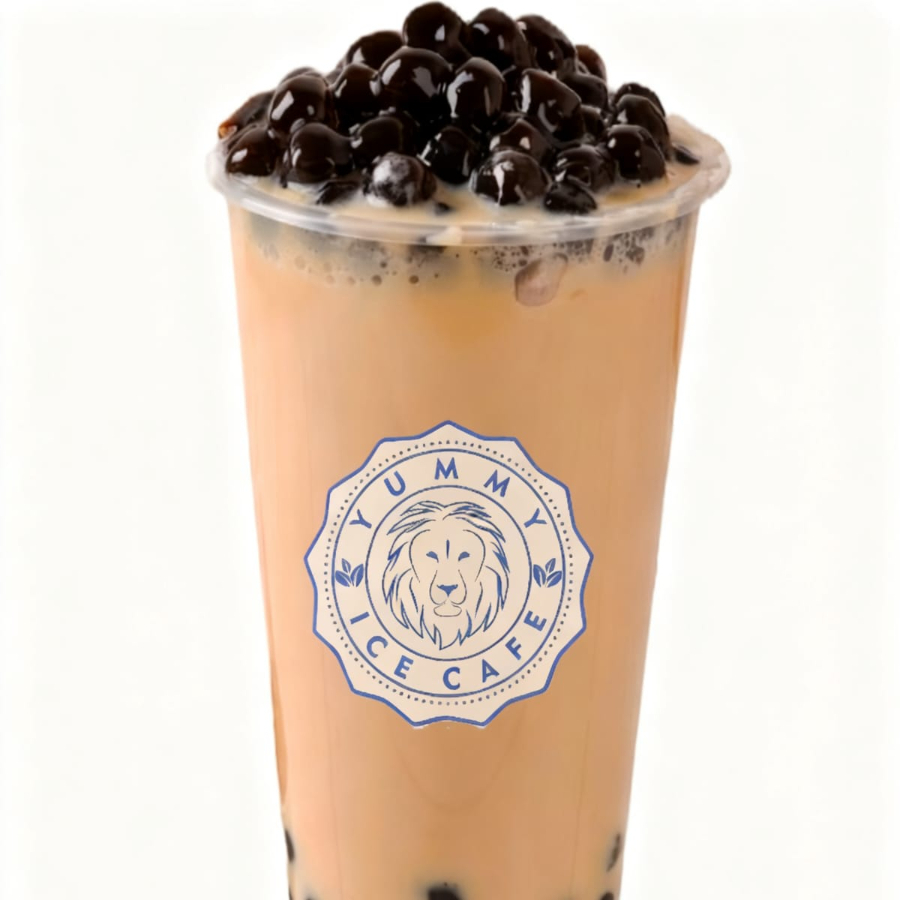 CHA PRETO COM LEITE E POBA 600ml