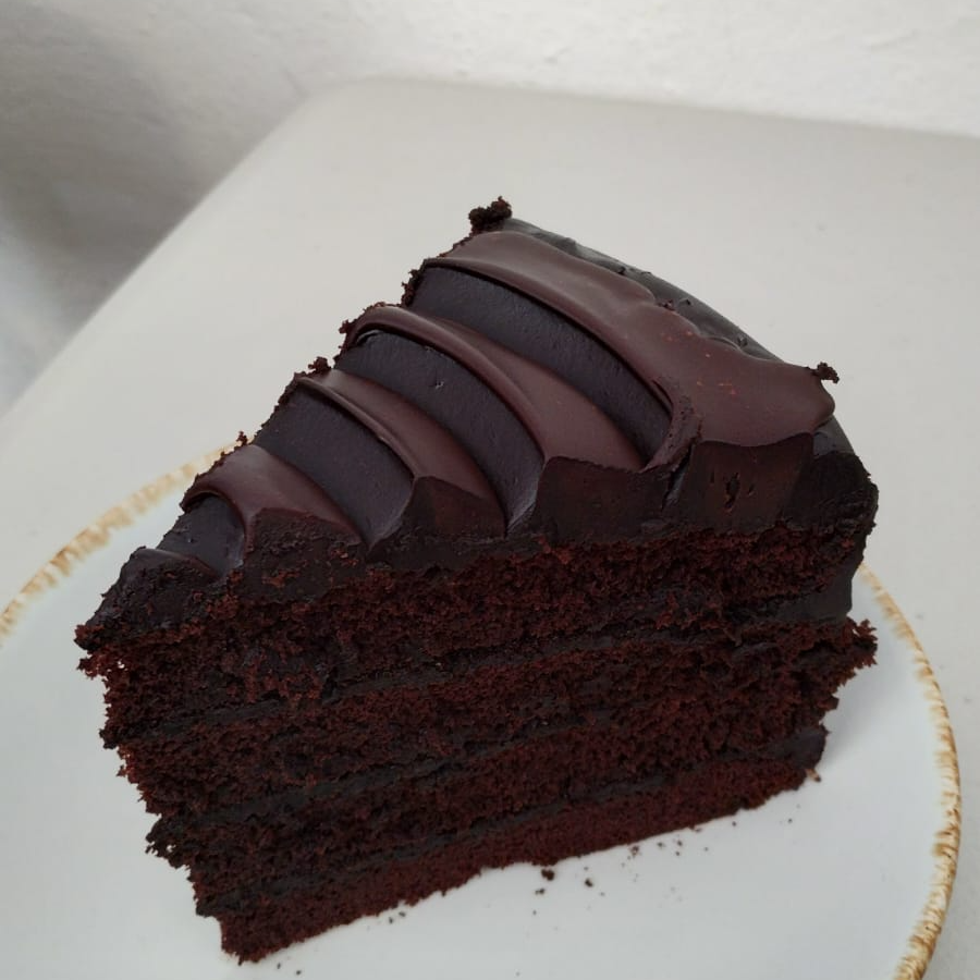 Rebanada de Pastel de Chocolate
