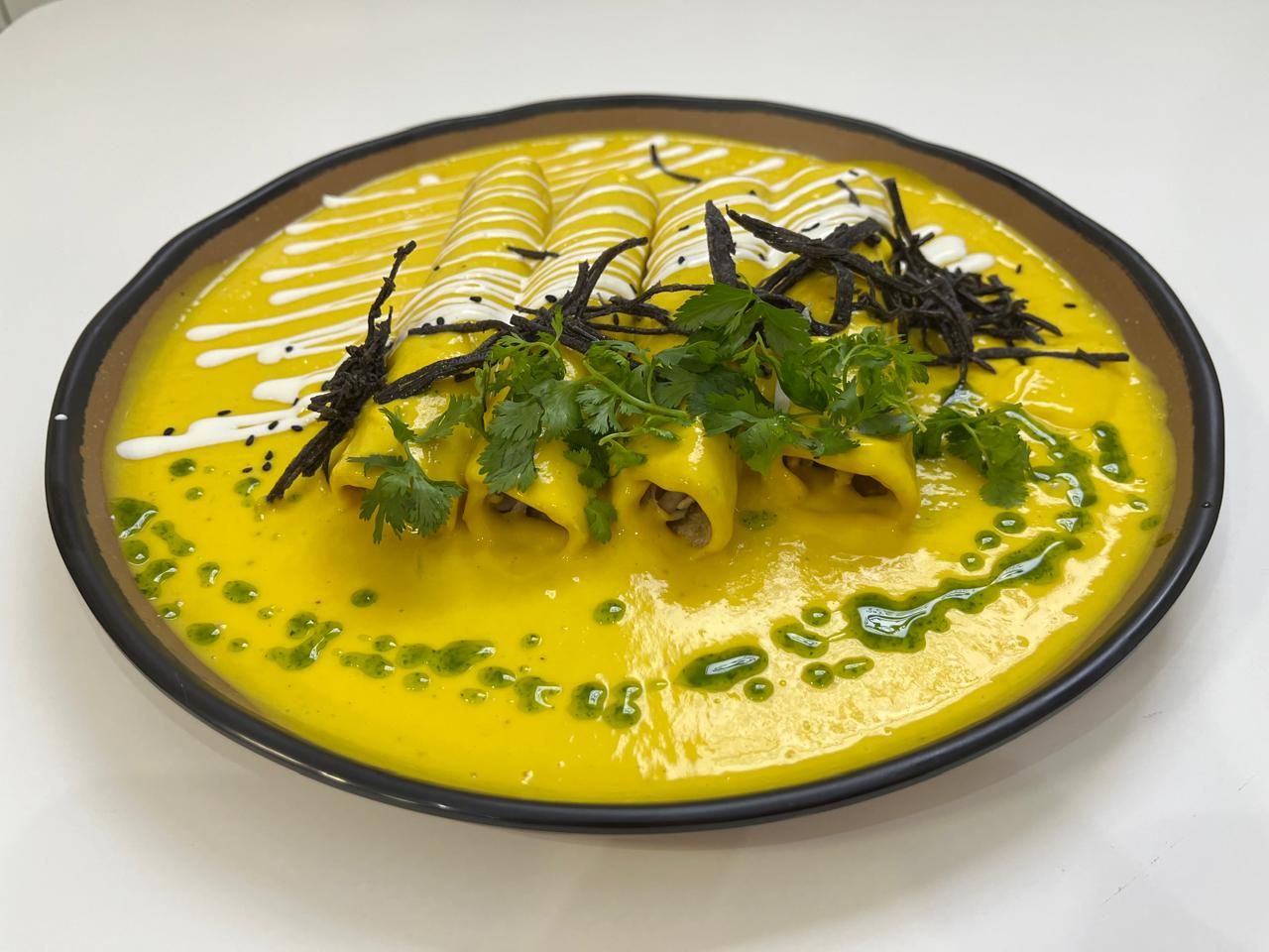 Enchiladas de Mango