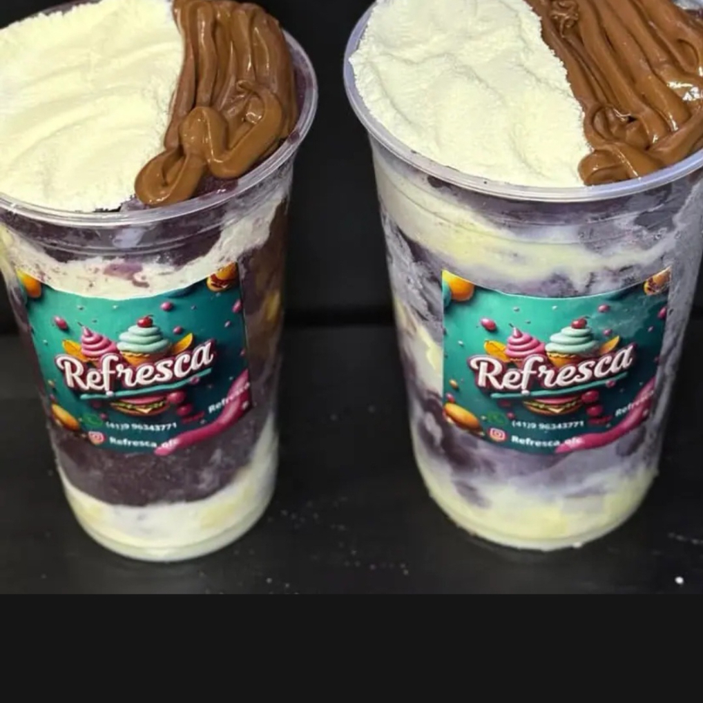 Combo casal com 2 copos de açai 500ml + 2 adicionais gratuitos em cada. ( se você escolher um adicional pago e queira que coloque nos 2 copos, você tem que pagar 2 vezes o adicional