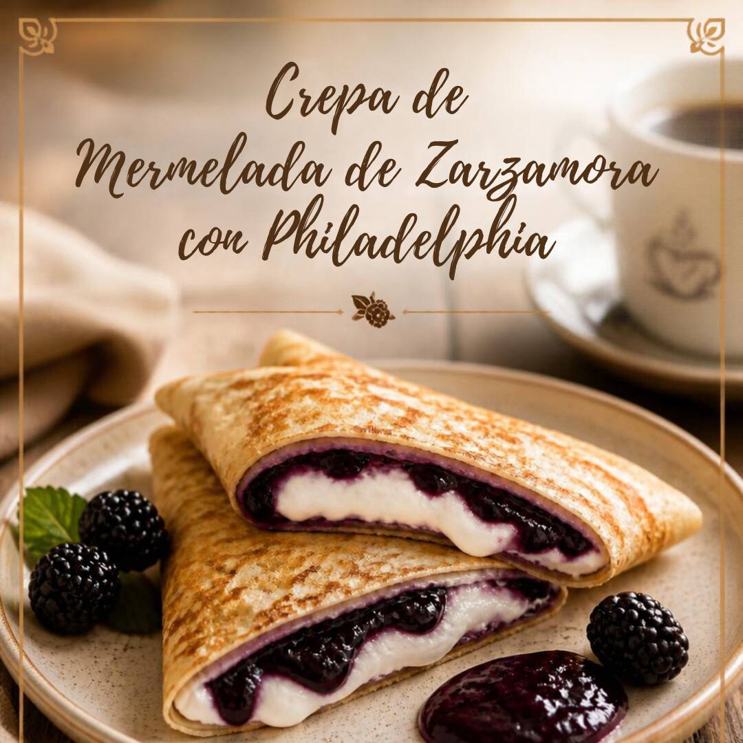 Crepa de Mermelada con Philadelphia