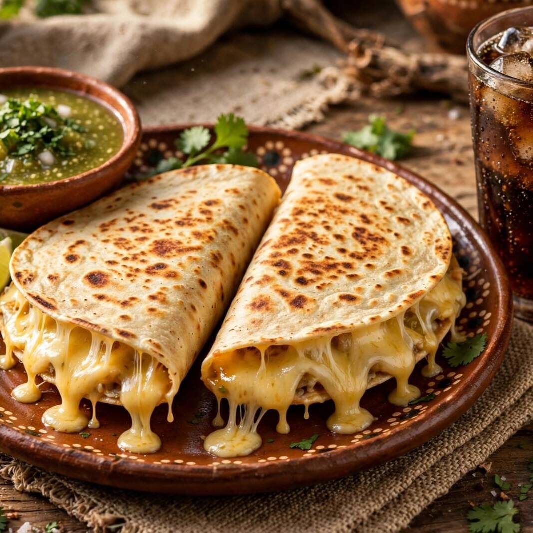 2 Quesadillas y Un Refresco