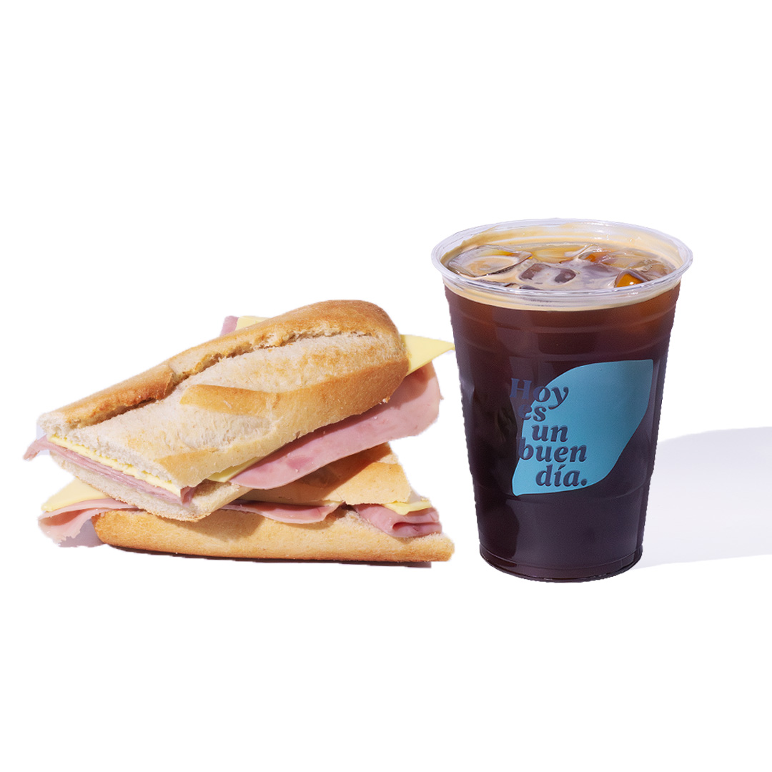COMBO ICED AMERICANO + BAGUETTE
