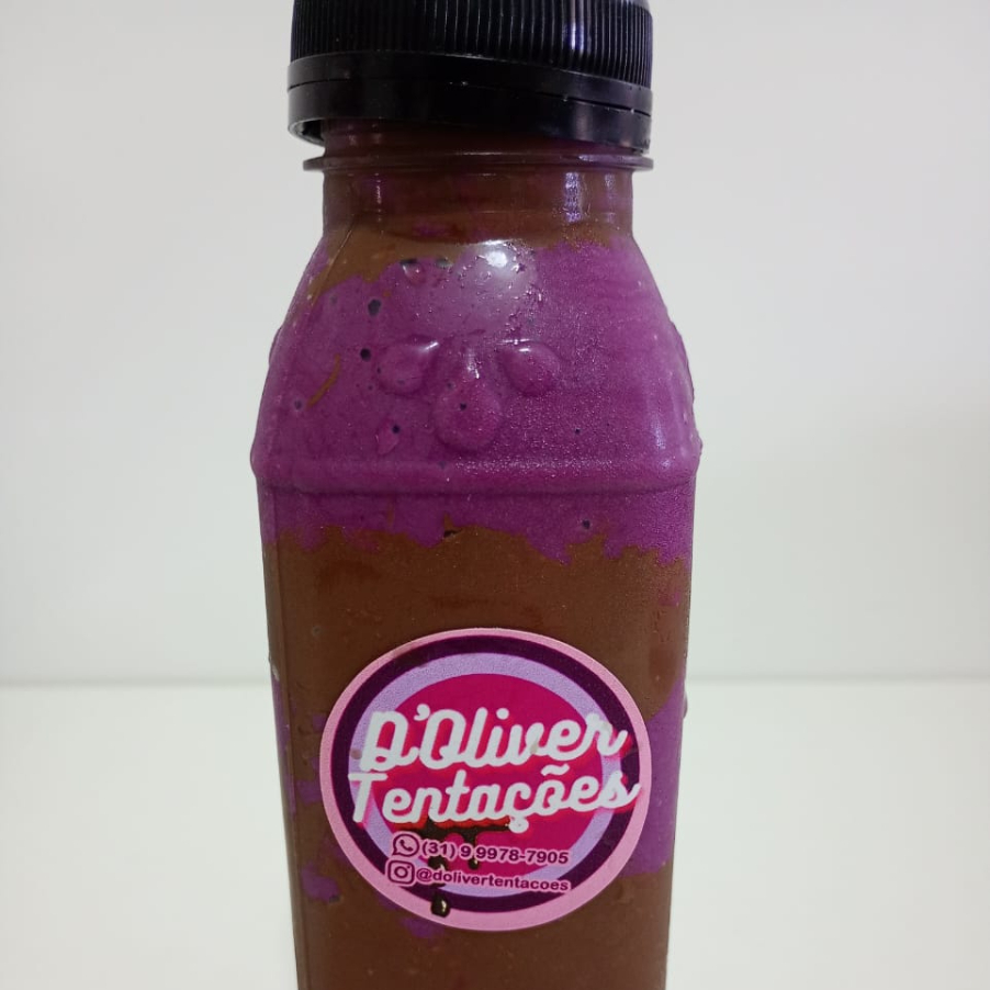 Creme de polpa de Açaí e aquele toque de Nutella de verdade.