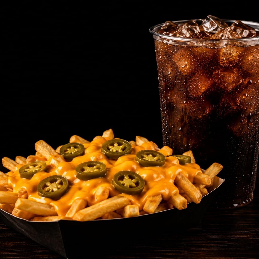 Papas a la Francesa + Bebida