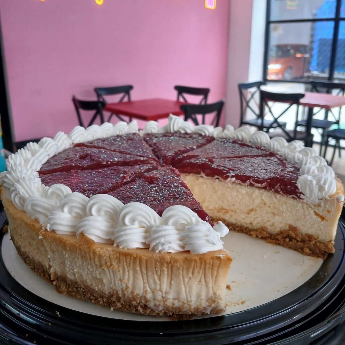 Cheesecake frambuesa