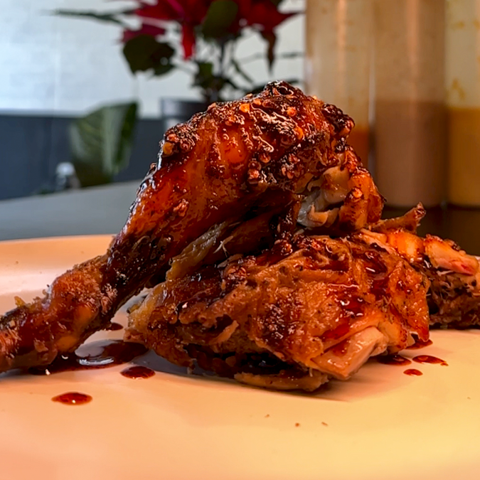 Pollo a la diabla