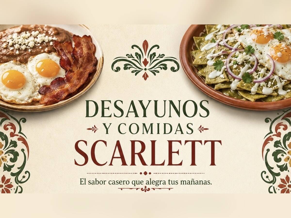 Desayuno Y Comida Scarlett