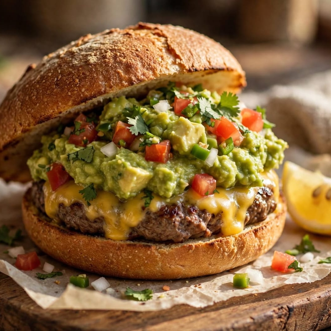 Hamburguesa con Aguacate