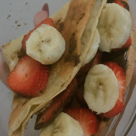 Crepa de Fresa con NUTELLA