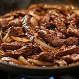 Carne Com Cebola Desfiada