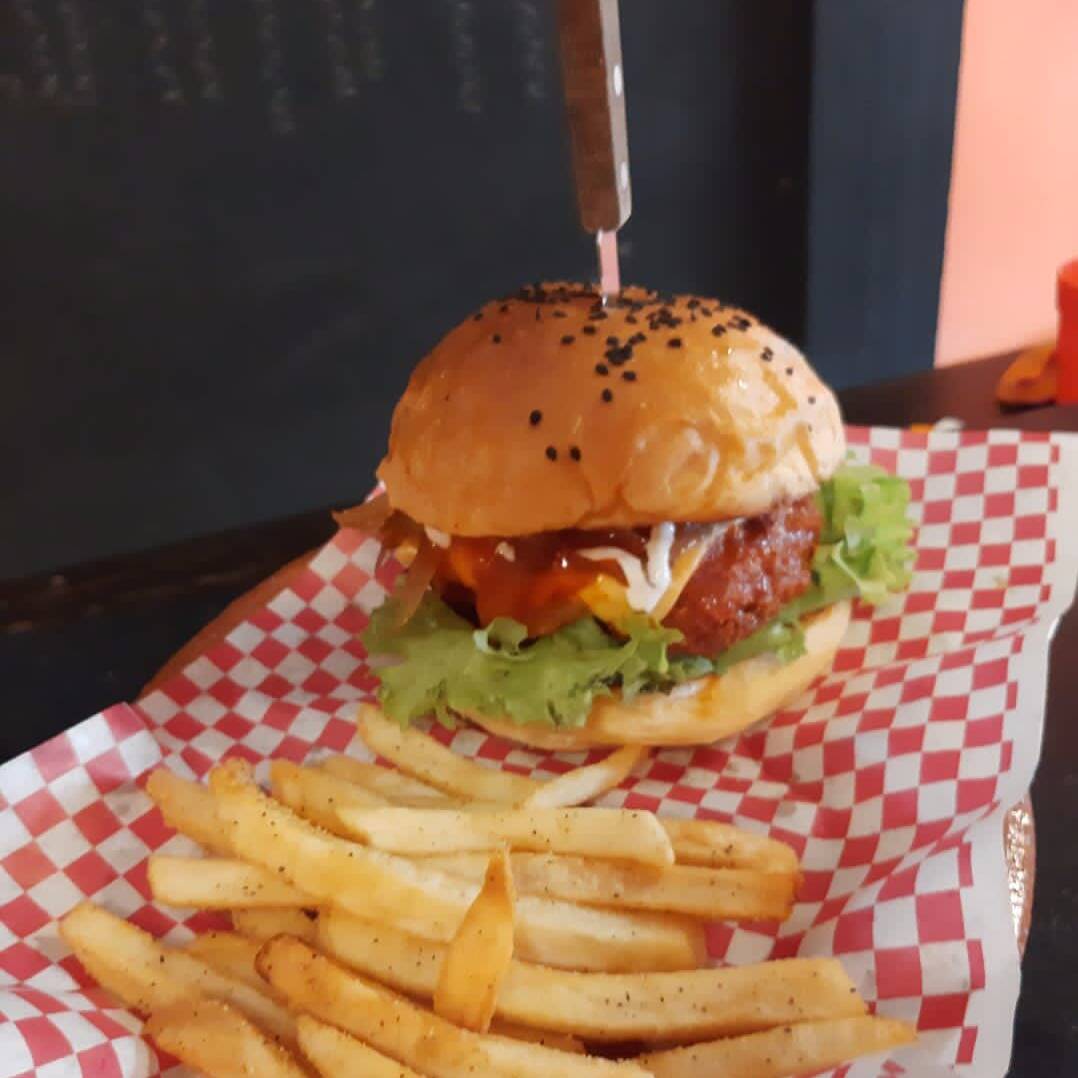 Hamburguesa de pollo bufálo