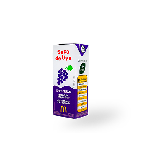 Suco 100% Uva é uma excelente opção de bebida sem conservantes para refrescar seu Dia