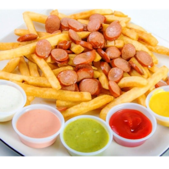 Salchipapita Clásica