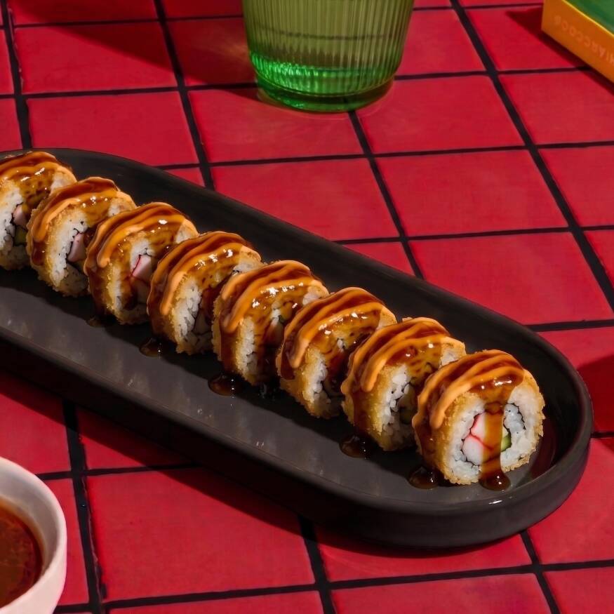 Tora Crunchy Roll - Cangrejo con Salsa Picante🔥