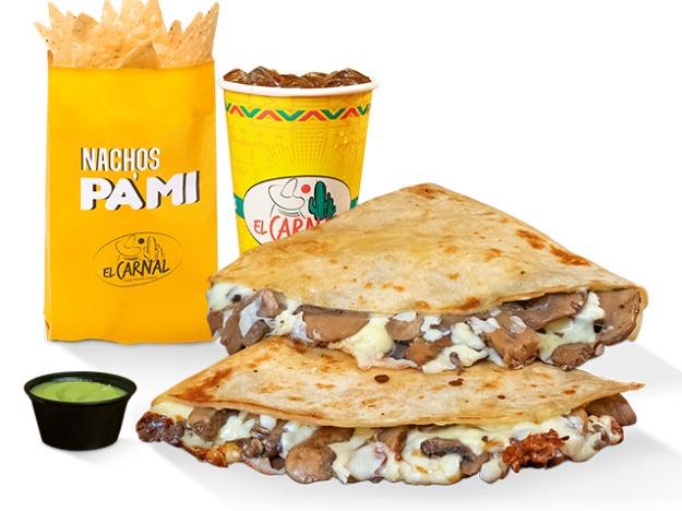 COMBO QUESADILLA CHAMPIÑON