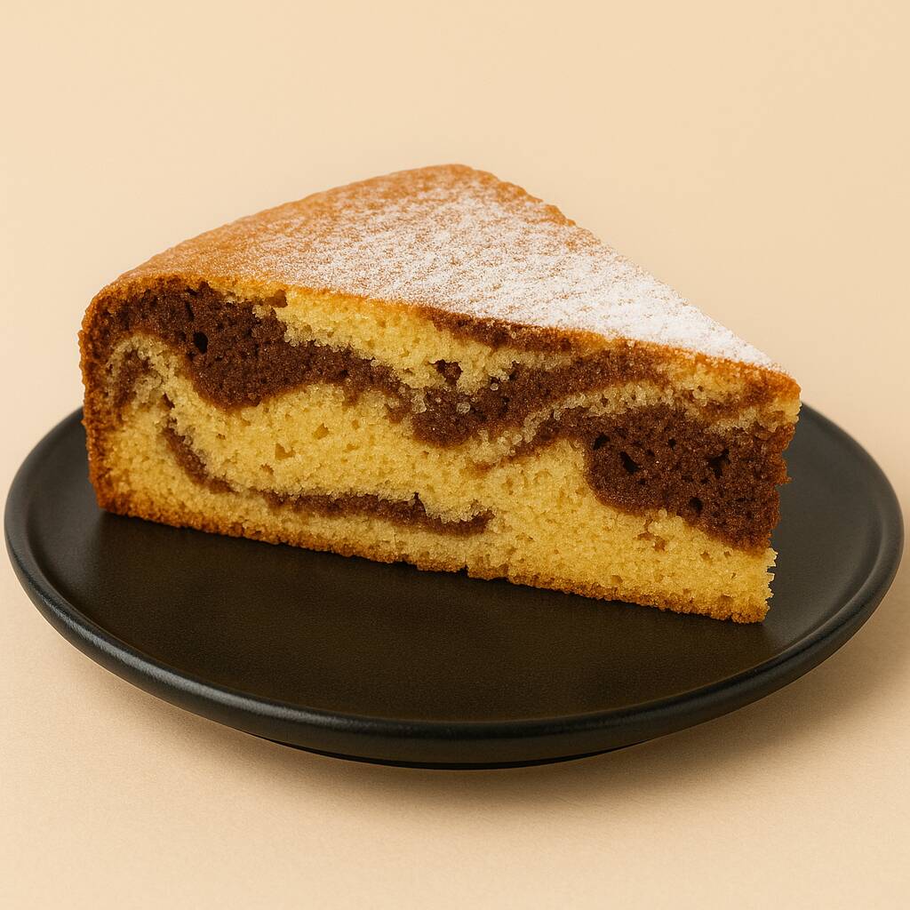 Porción Torta Marmoleada
