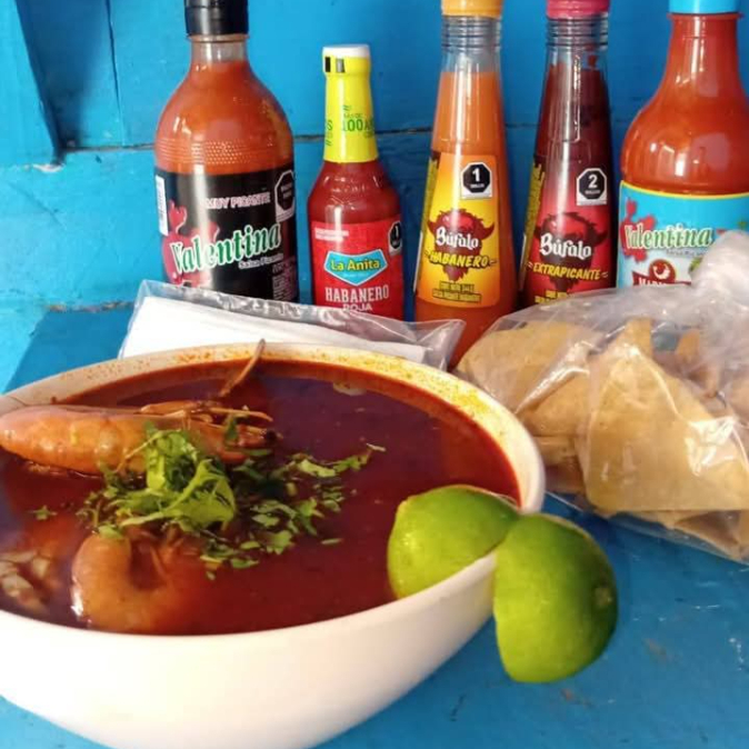Caldo de camarón