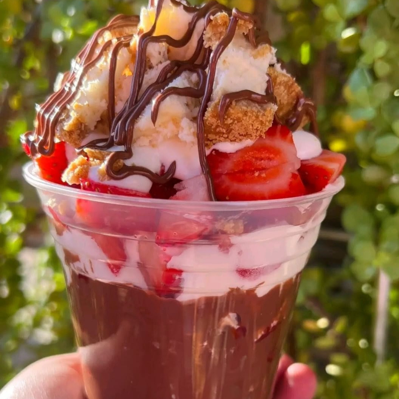 Fresas Cheesecake con Nutella
