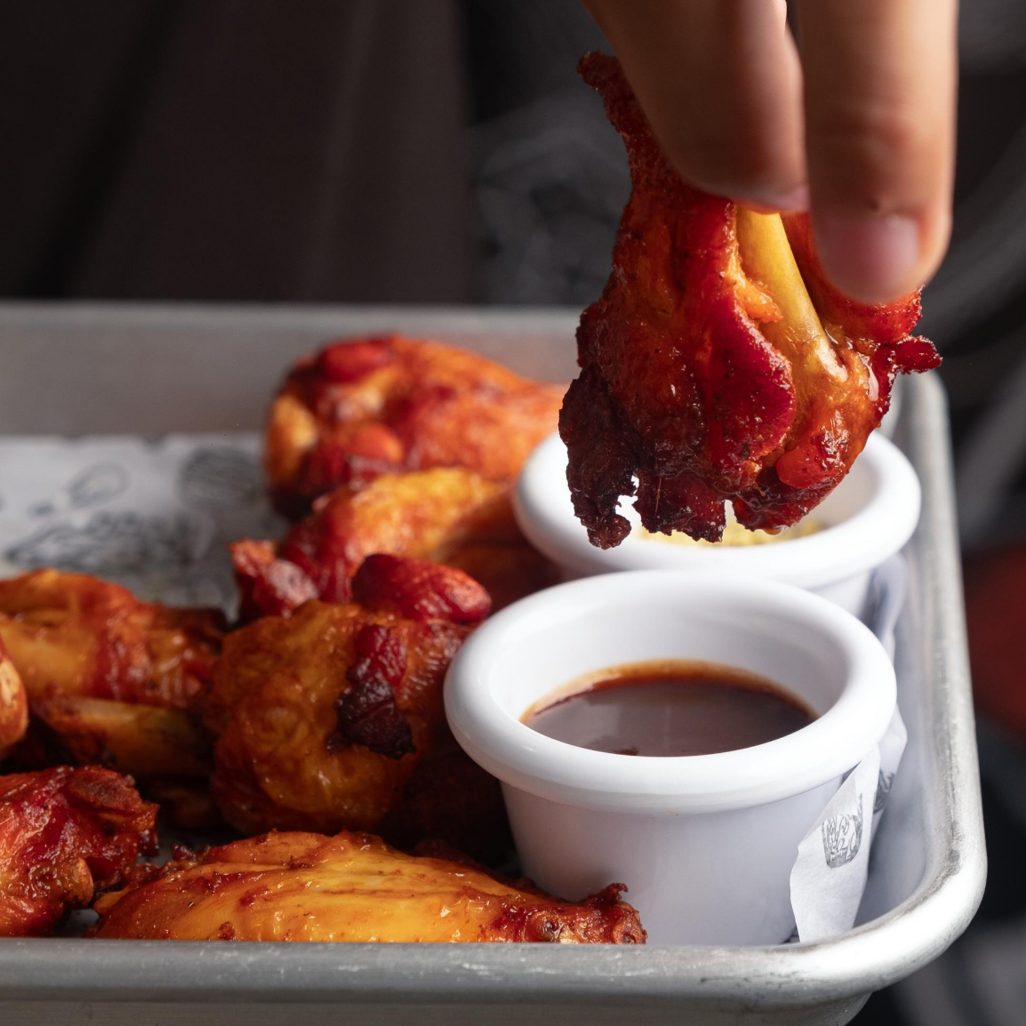 Alitas con Papas Fritas 1kg