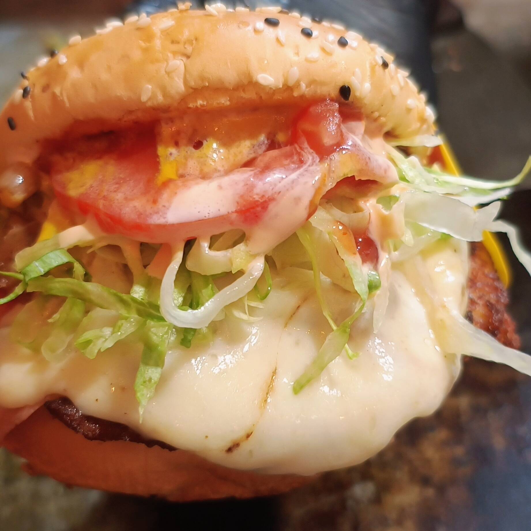 Hamburguesa de Pollo Clasica