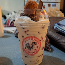 Fresas con Crema Vaso de 24 Oz