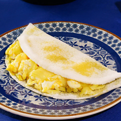 Tapioca Queijo e Ovo