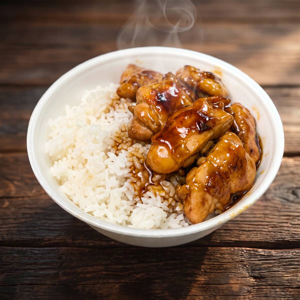 Frango teriyaki.