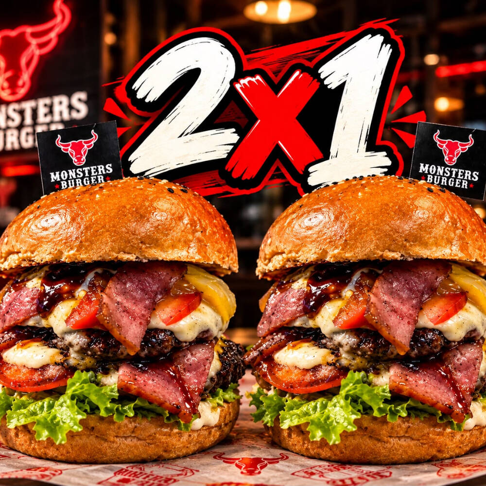 Combo 2 Hamburguesas Res Doble