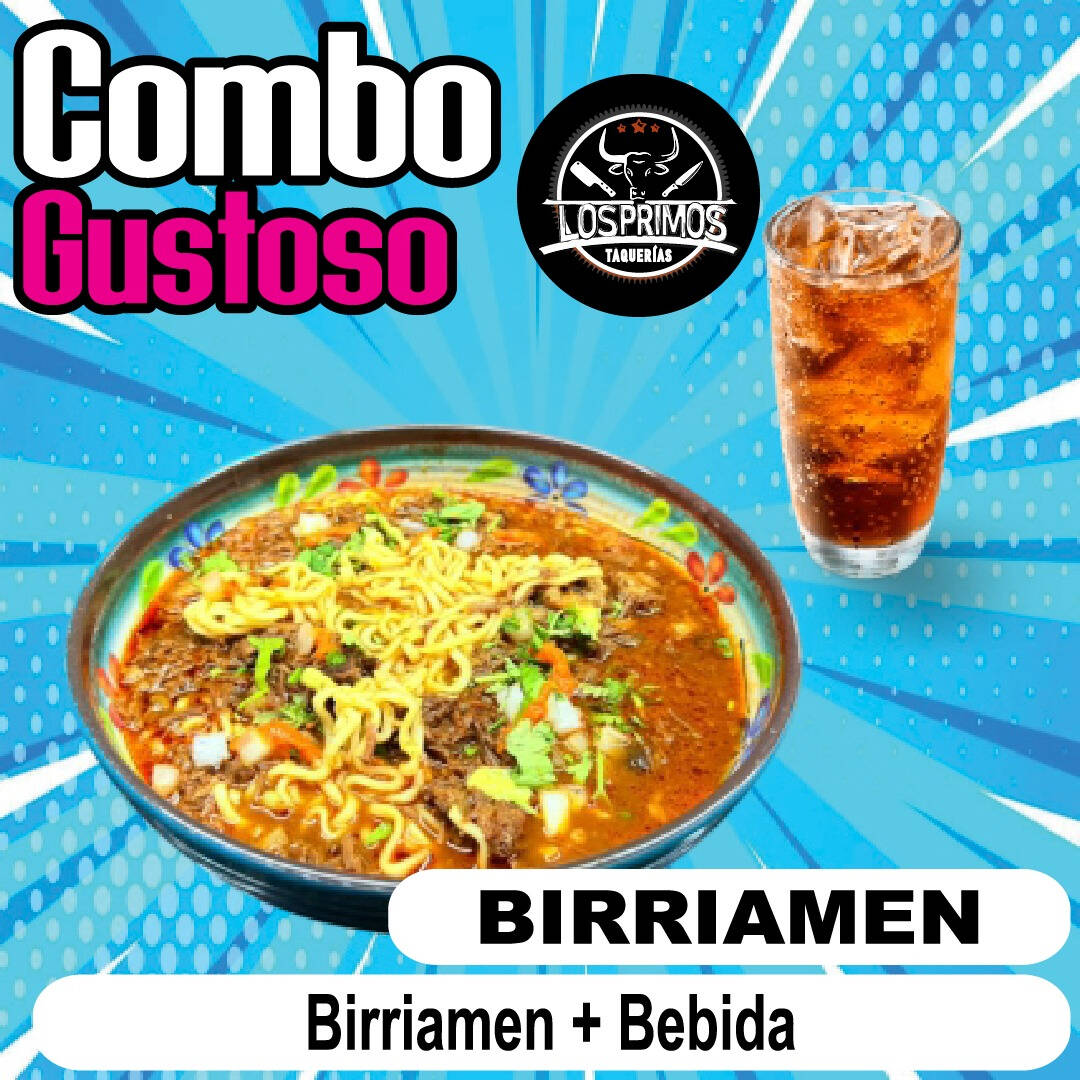 Combo Birriamen + Agua de Sabor