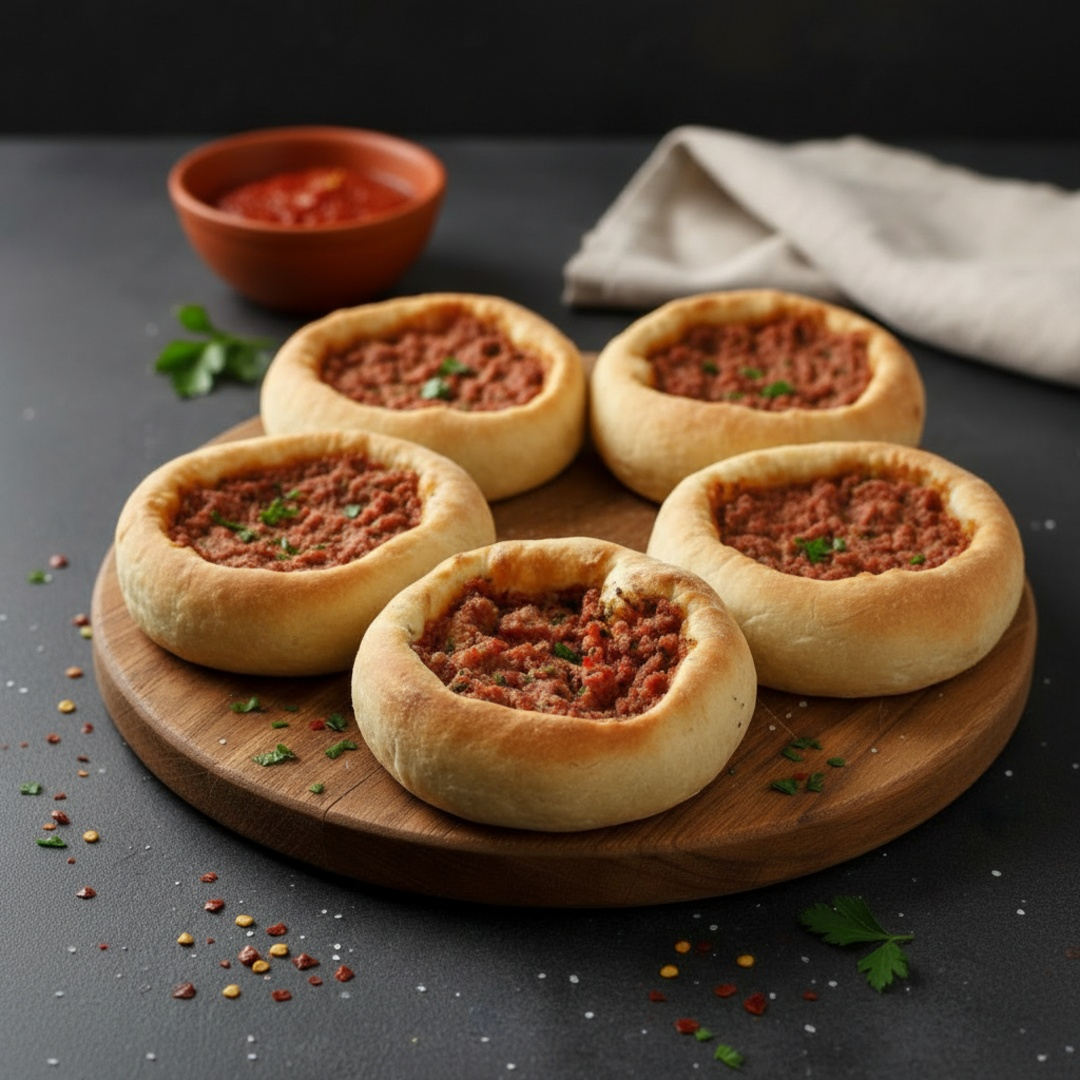 Deliciosa Esfiha de Calabresa moída com temperos fresquinhos e de qualidade!