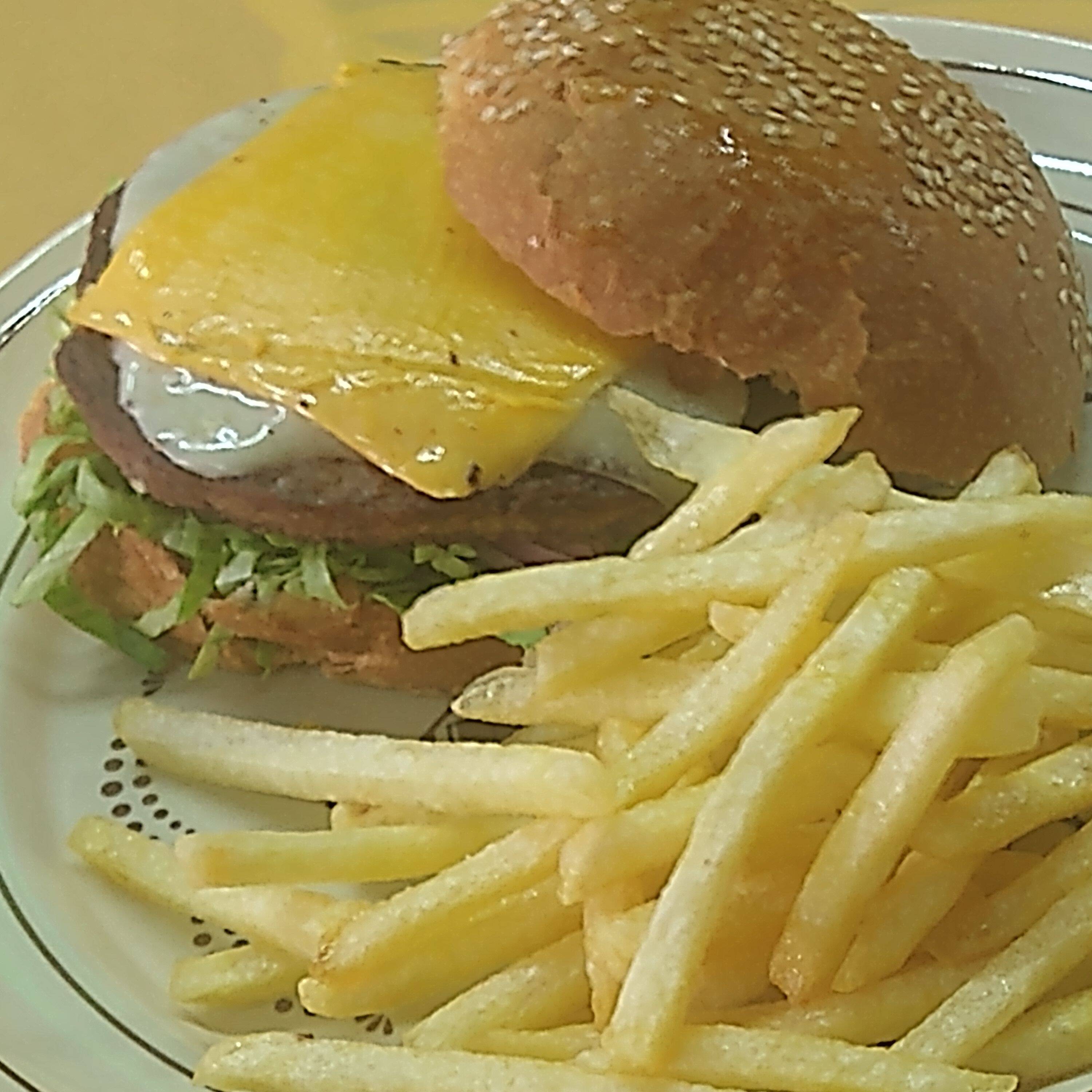 Hamburgesa con Papas