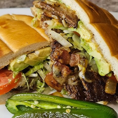 Torta de Carnitas