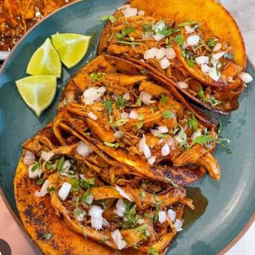 Taco blando birria de res