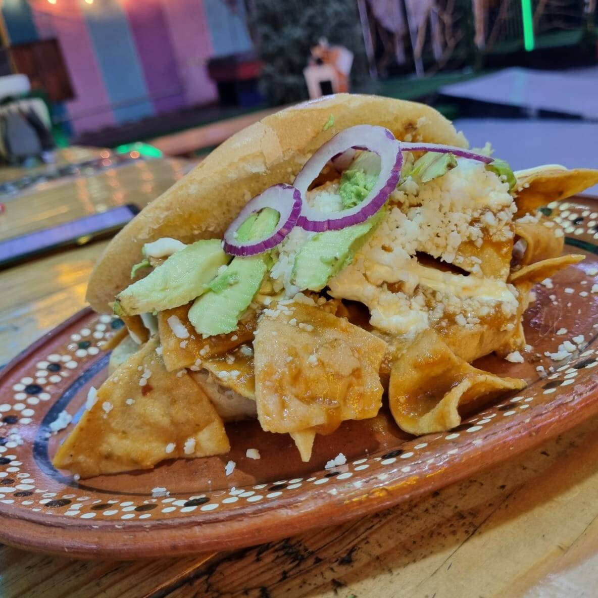Torta de Chilaquiles