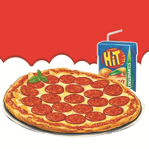 Menú Infantil Pizza Personal