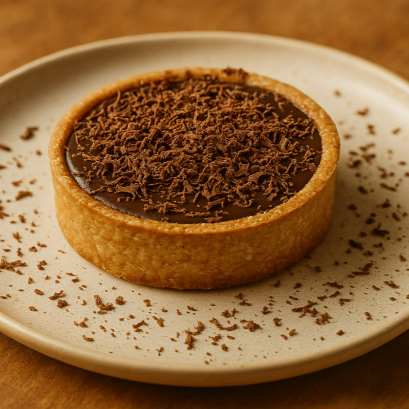 Base delicada com farinhas especiais e recheio de chocolate cremoso em alta intensidade. Textura sedosa e sabor profundo, em uma versão totalmente inclusiva. Chocolate de verdade para paladares exigentes. Vegana.