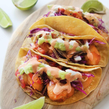 Taco de Camarón Capeado