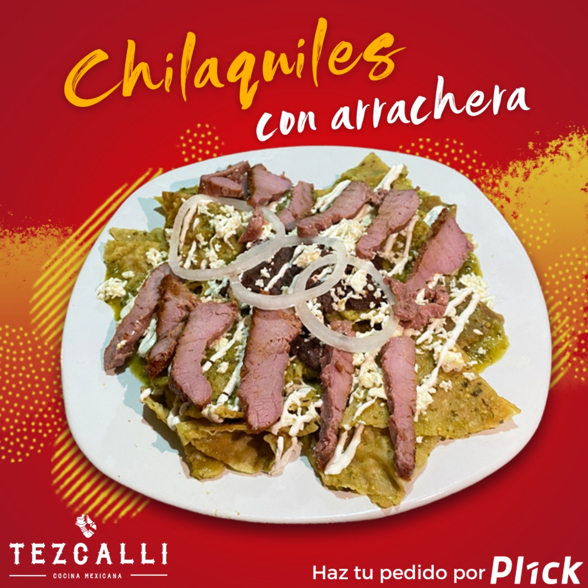 Chilaquiles Con Arrachera