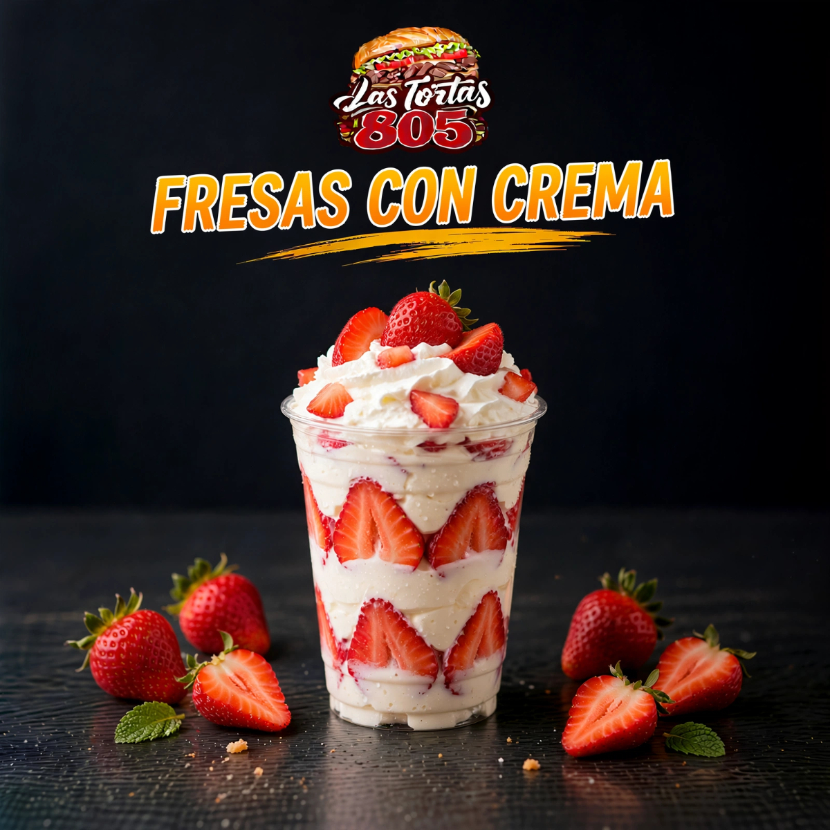 Fresas con Crema