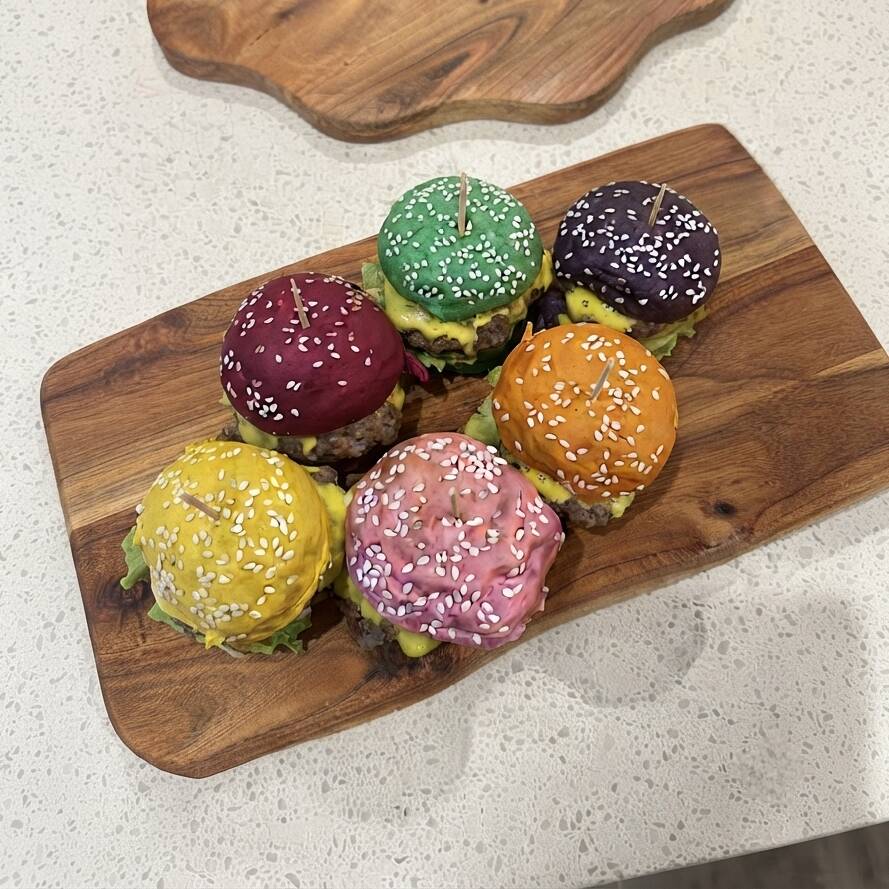 6 Minis Color Burgers