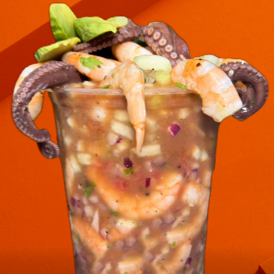 Coctel de Camarón y Pulpo
