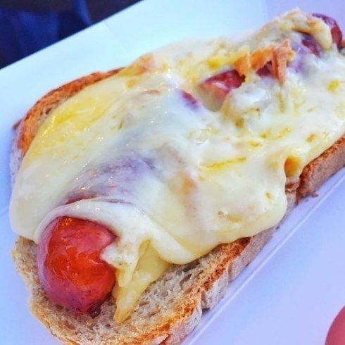 🌭 PERRO AMERICANO GRATINADO + PAPAS 🍟🧀