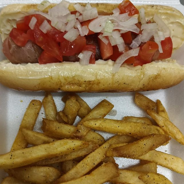 2 Hot-dogs con Tocino