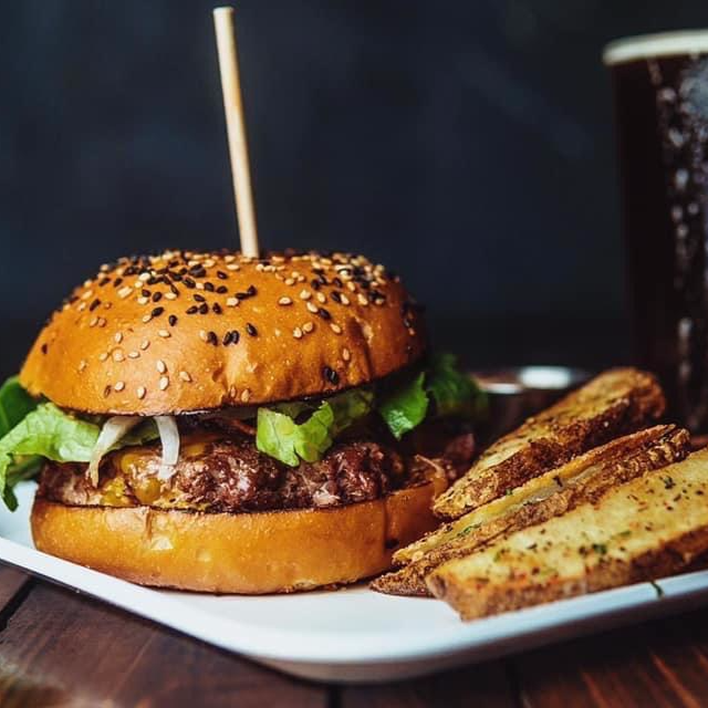Hamburguesa Cheddar Bacon
