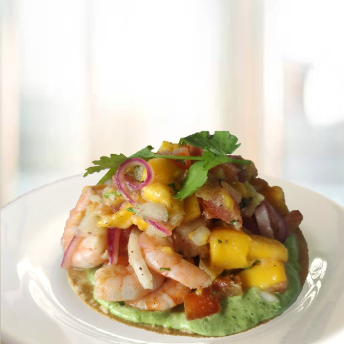 Tostada de Camarón Especial