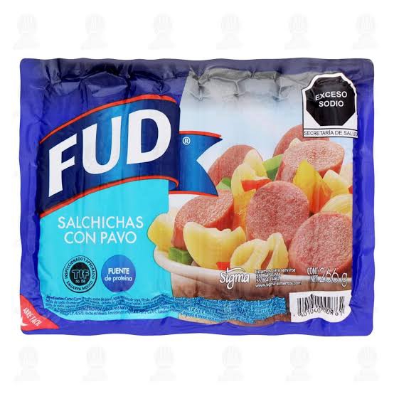 Fud Salchicha Pavo Paquete 266 GR