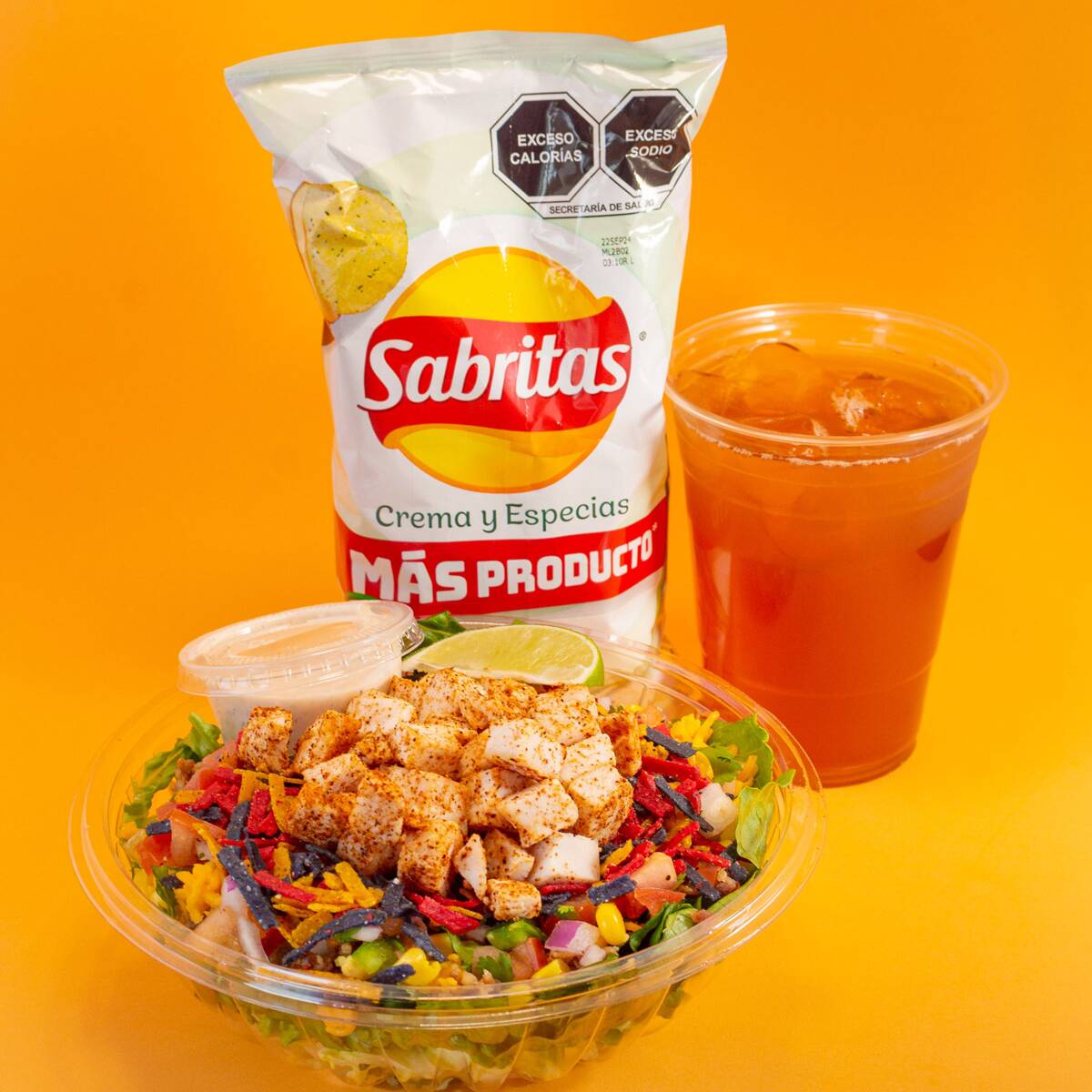 Combo Ensalada Chera + Té de la Casa + Papitas
