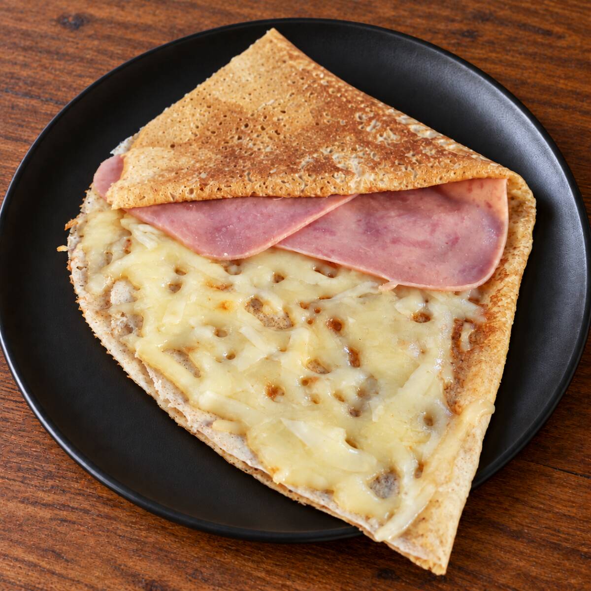Crepa Salada Jamón con Queso Manchego